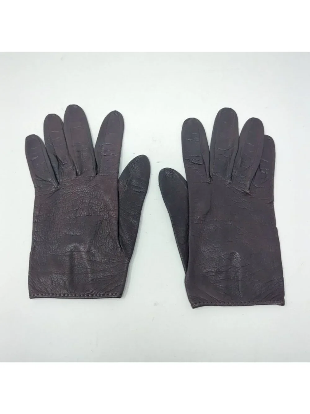 Vintage 60s Roger Fare Brown Gloves 7 Wrist Leather Neiman Marcus